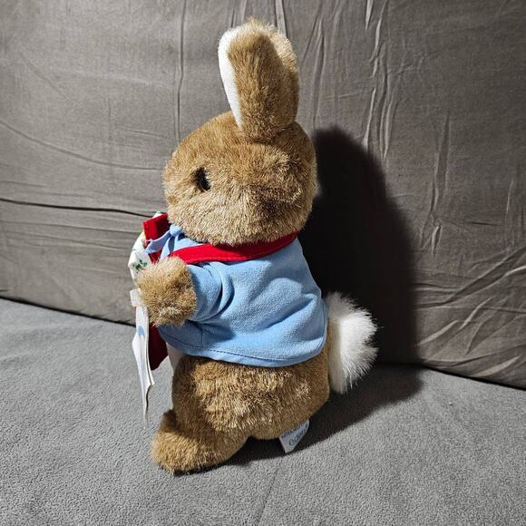 Eden Peter Rabbit Red Bag Happy Holidays WITH TAG Plush Beatrix Potter Storytime - Picture 3 of 7